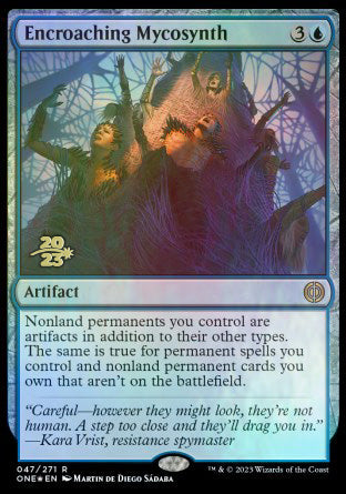 Encroaching Mycosynth [Phyrexia: All Will Be One Prerelease Promos] | Magic Magpie