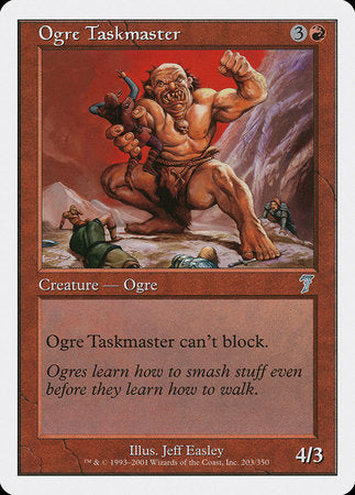 Ogre Taskmaster [Seventh Edition] | Magic Magpie