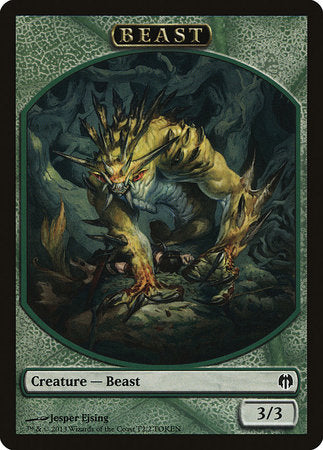 Beast Token [Duel Decks: Heroes vs. Monsters Tokens] | Magic Magpie