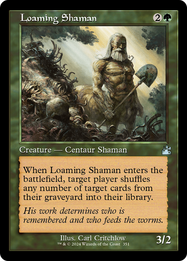 Loaming Shaman (Retro Frame) [Ravnica Remastered] | Magic Magpie