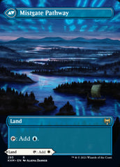 Hengegate Pathway // Mistgate Pathway (Borderless Alternate Art) [Kaldheim] | Magic Magpie