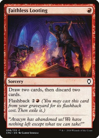 Faithless Looting [Commander Anthology Volume II] | Magic Magpie
