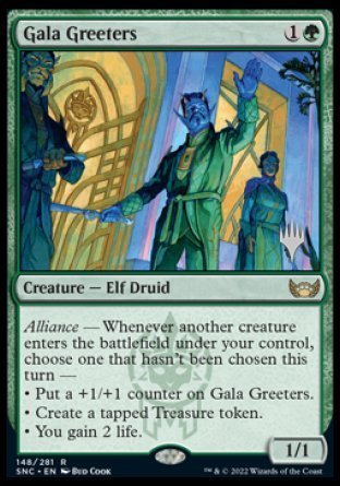 Gala Greeters (Promo Pack) [Streets of New Capenna Promos] | Magic Magpie