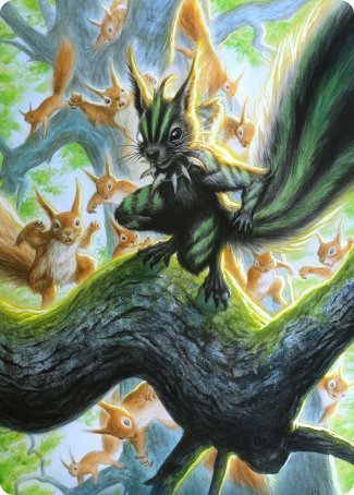 Chatterfang, Squirrel General Art Card (67) [Modern Horizons 2 Art Series] | Magic Magpie