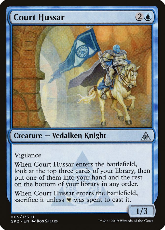 Court Hussar [Ravnica Allegiance Guild Kit] | Magic Magpie