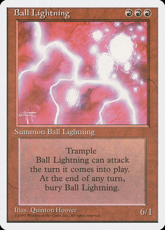 Ball Lightning [Fourth Edition] | Magic Magpie