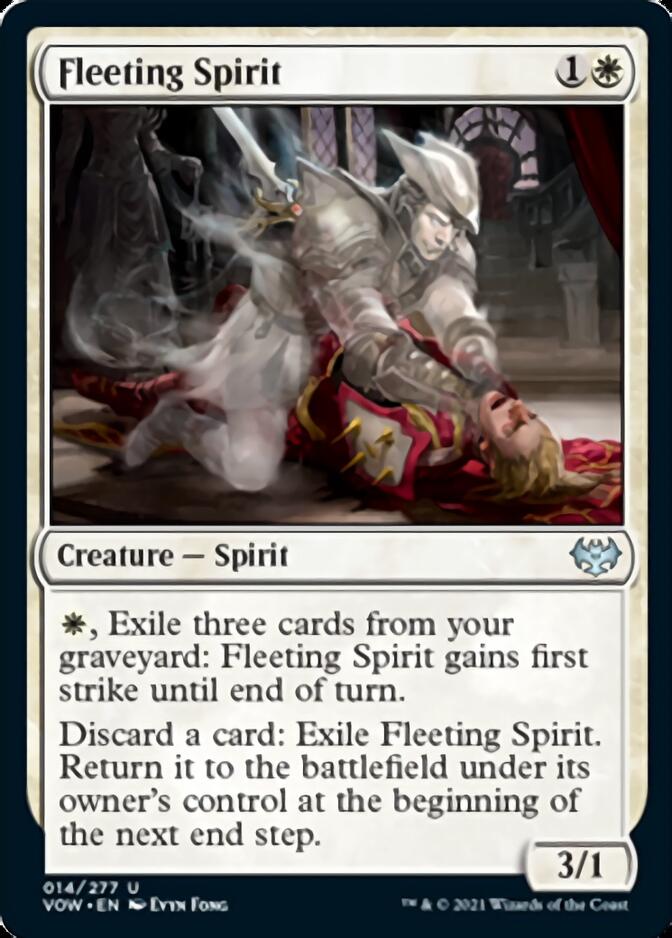 Fleeting Spirit [Innistrad: Crimson Vow] | Magic Magpie