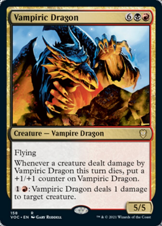 Vampiric Dragon [Innistrad: Crimson Vow Commander] | Magic Magpie