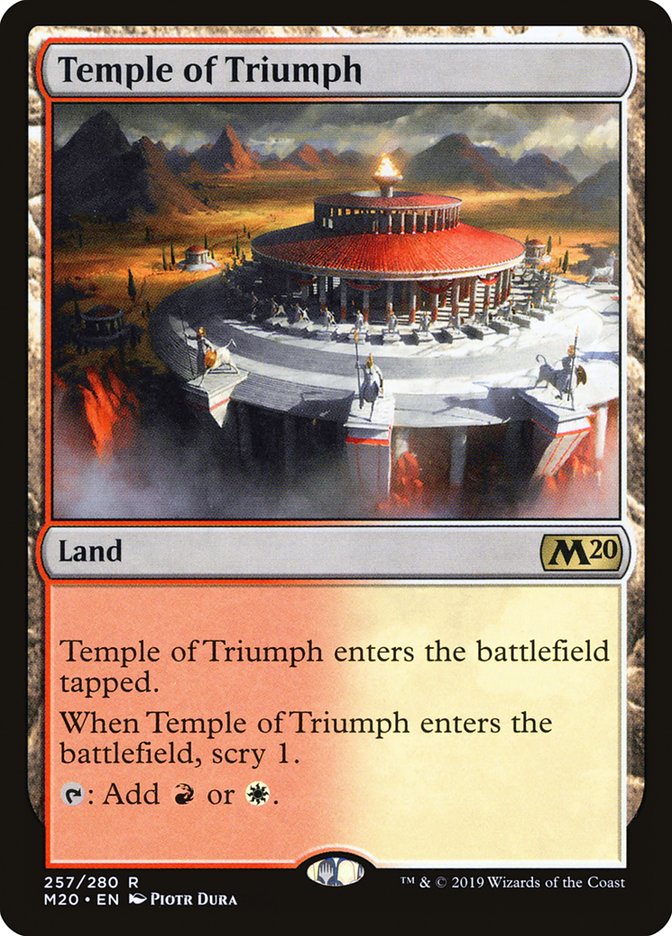 Temple of Triumph [Core Set 2020] | Magic Magpie