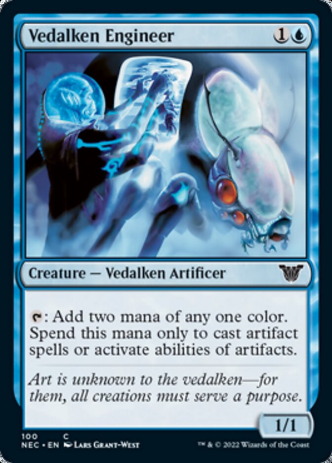 Vedalken Engineer [Kamigawa: Neon Dynasty Commander] | Magic Magpie