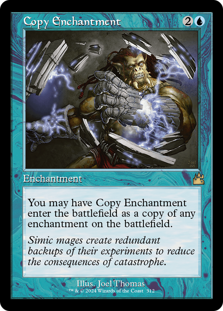 Copy Enchantment (Retro Frame) [Ravnica Remastered] | Magic Magpie