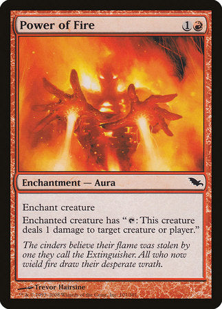 Power of Fire [Shadowmoor] | Magic Magpie