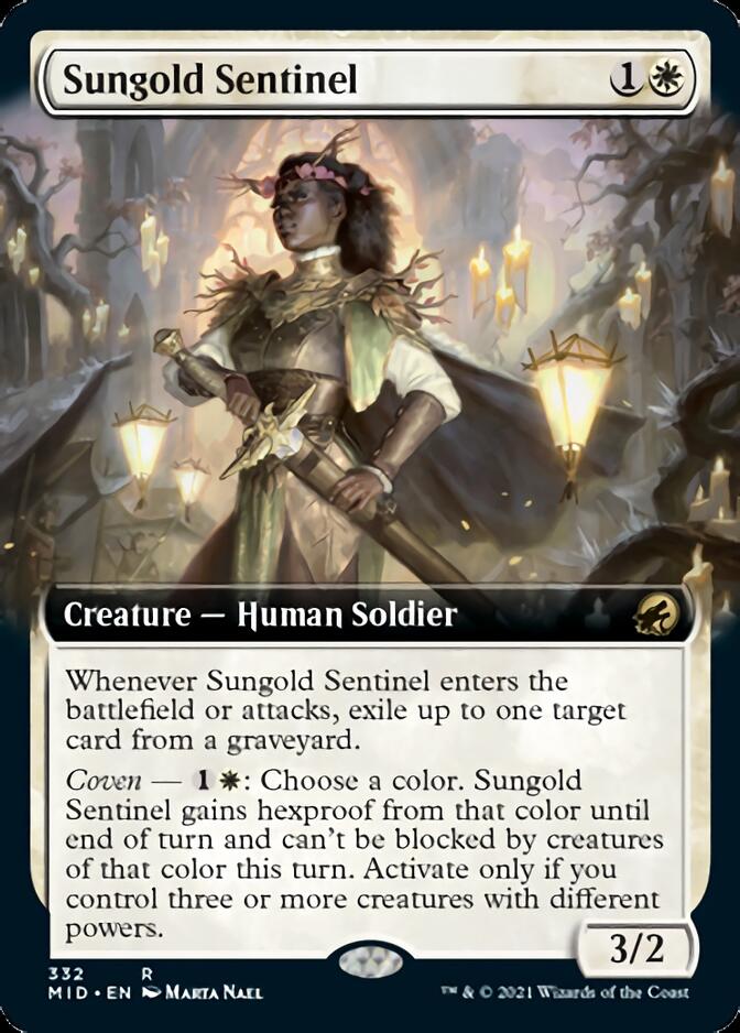 Sungold Sentinel (Extended) [Innistrad: Midnight Hunt] | Magic Magpie