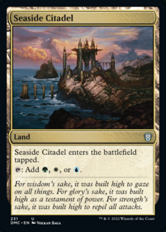 Seaside Citadel [Dominaria United Commander] | Magic Magpie