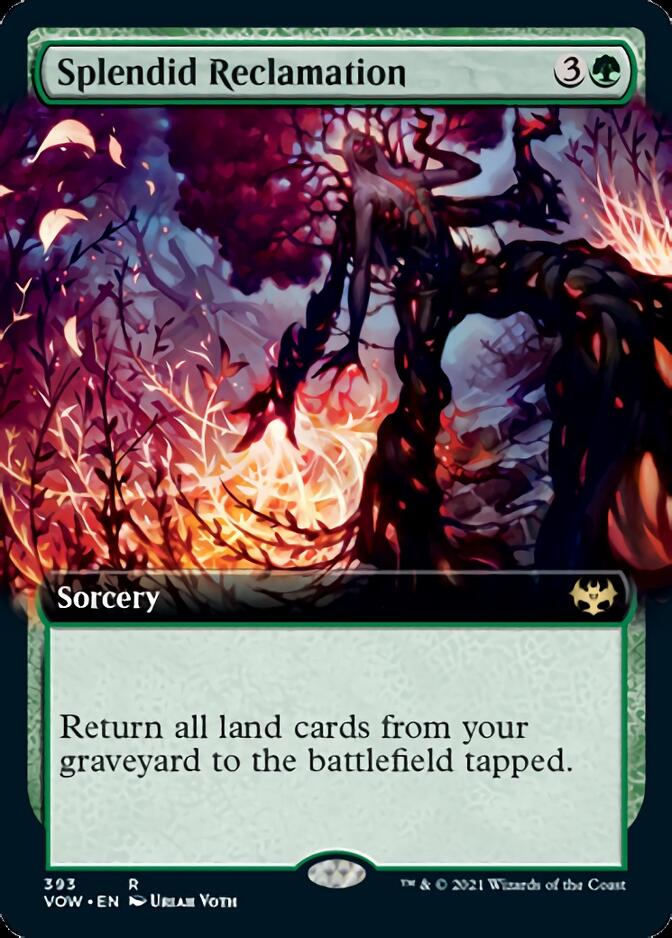 Splendid Reclamation (Extended) [Innistrad: Crimson Vow] | Magic Magpie