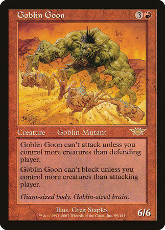Goblin Goon [Legions] | Magic Magpie