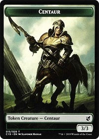 Centaur // Egg Double-sided Token [Commander 2019 Tokens] | Magic Magpie