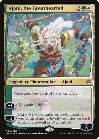 Ajani, the Greathearted [War of the Spark] | Magic Magpie
