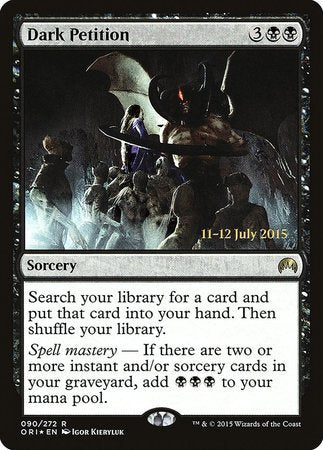 Dark Petition [Magic Origins Promos] | Magic Magpie