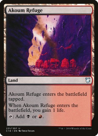 Akoum Refuge [Commander 2018] | Magic Magpie
