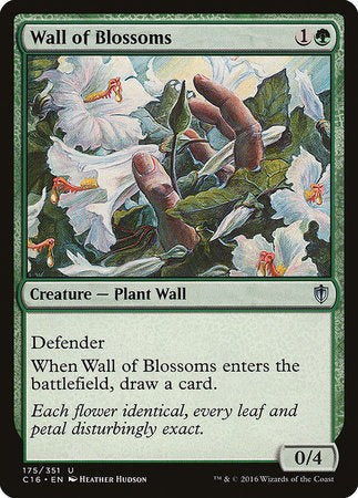 Wall of Blossoms [Commander 2016] | Magic Magpie