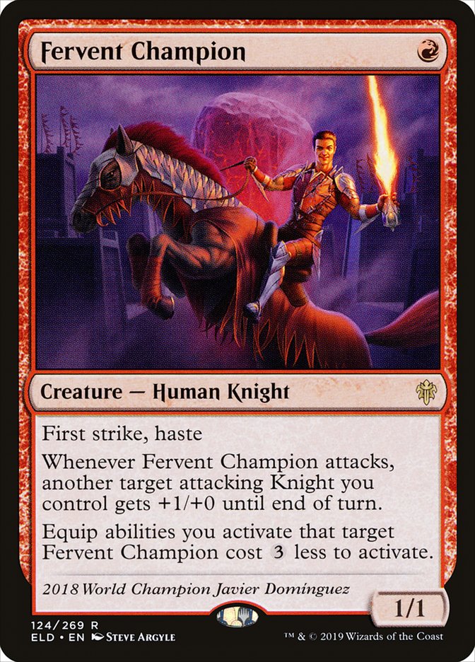 Fervent Champion [Throne of Eldraine] | Magic Magpie