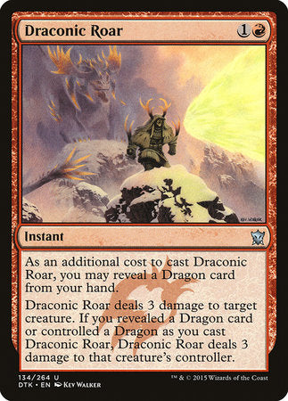 Draconic Roar [Dragons of Tarkir] | Magic Magpie