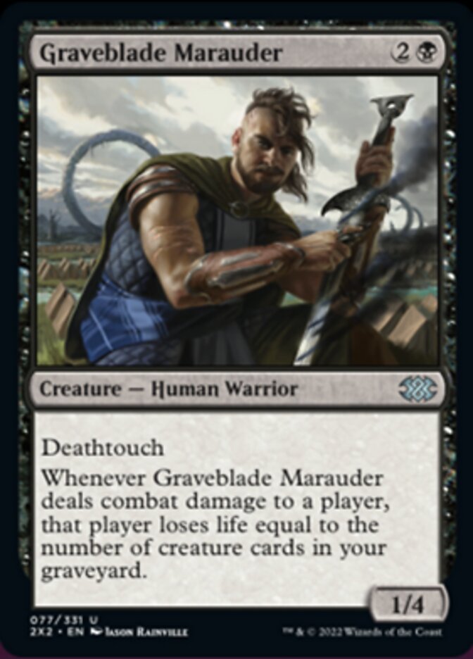 Graveblade Marauder [Double Masters 2022] | Magic Magpie