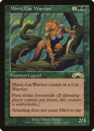 Mirri, Cat Warrior [Exodus] | Magic Magpie