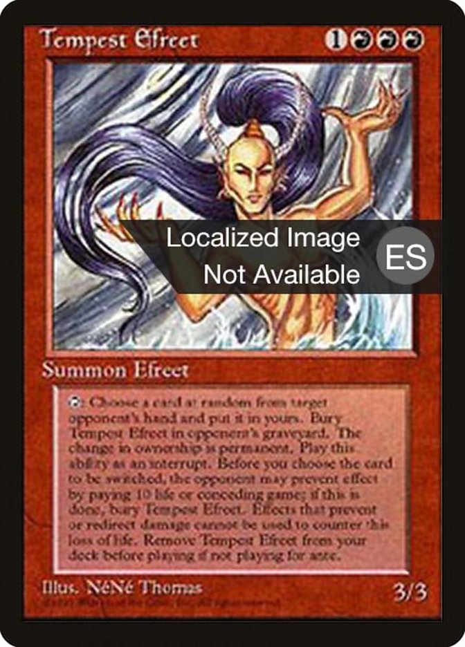Tempest Efreet [Fourth Edition (Foreign Black Border)] | Magic Magpie