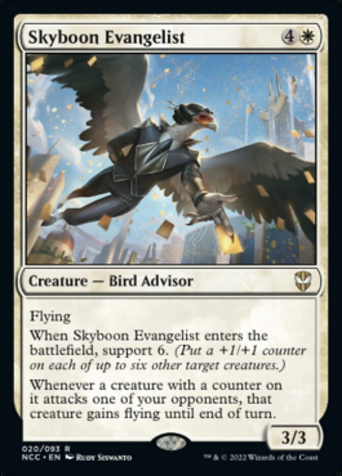 Skyboon Evangelist [Streets of New Capenna Commander] | Magic Magpie