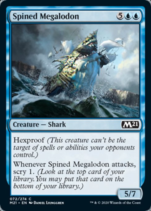 Spined Megalodon [Core Set 2021] | Magic Magpie