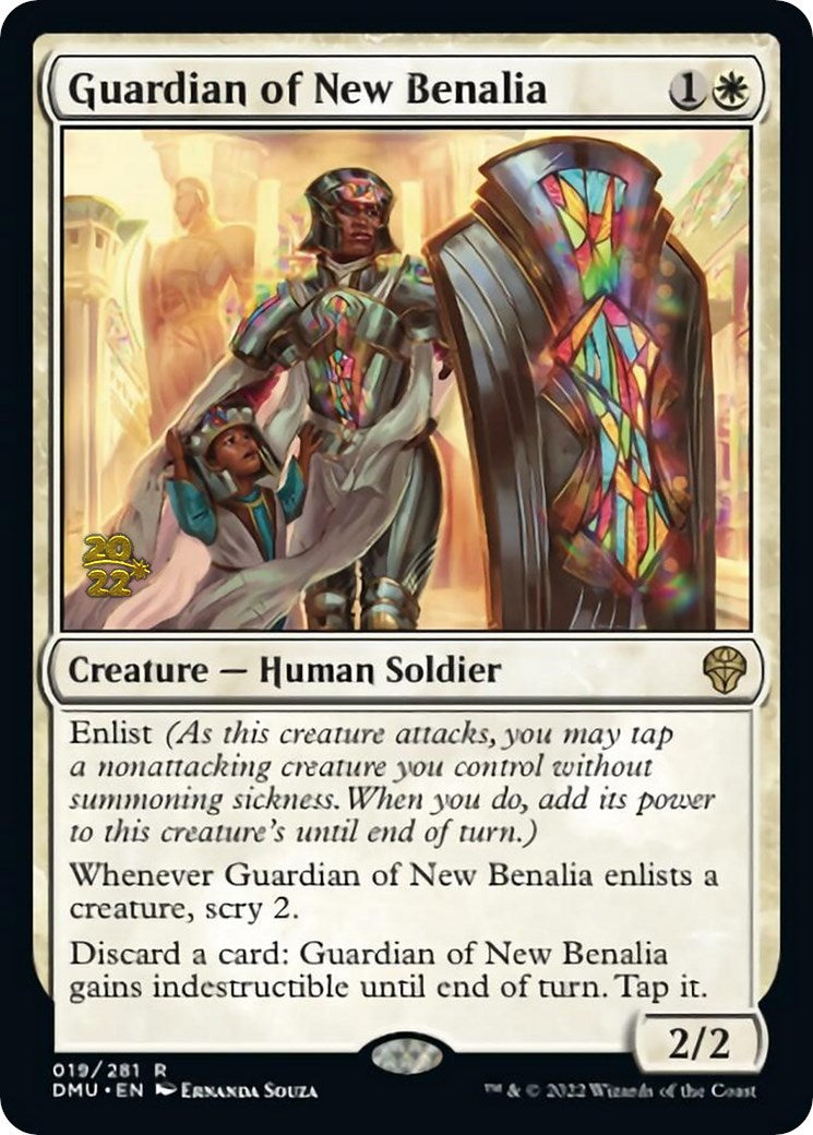 Guardian of New Benalia [Dominaria United Prerelease Promos] | Magic Magpie