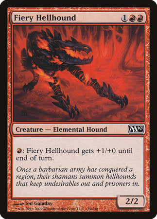 Fiery Hellhound [Magic 2010] | Magic Magpie