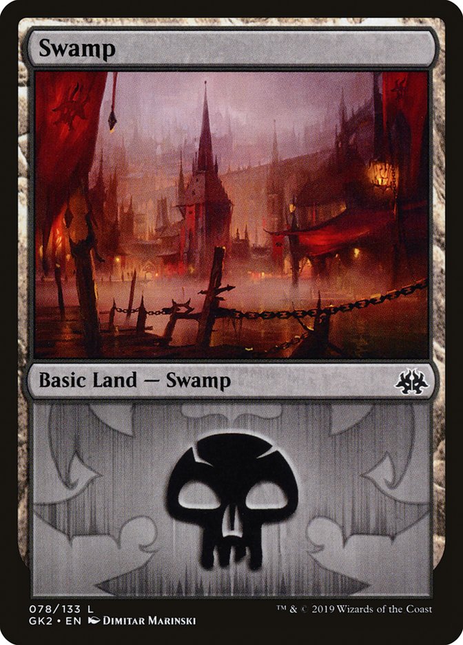 Swamp (78) [Ravnica Allegiance Guild Kit] | Magic Magpie