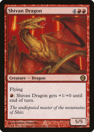 Shivan Dragon [Duels of the Planeswalkers] | Magic Magpie