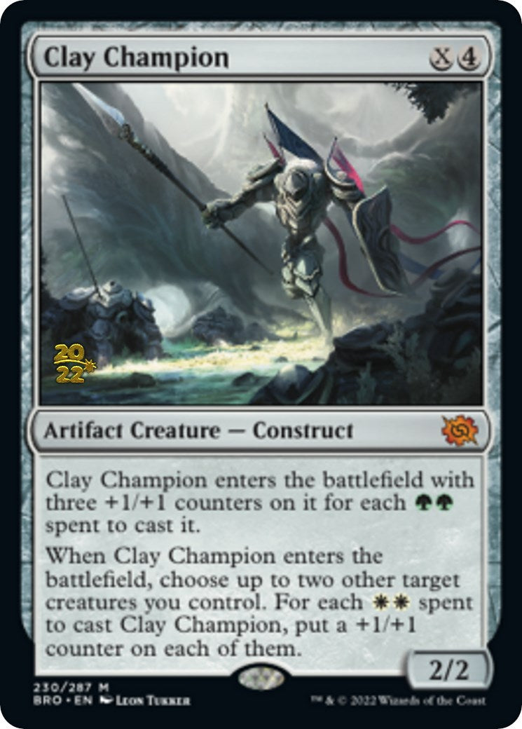 Clay Champion [The Brothers' War: Prerelease Promos] | Magic Magpie