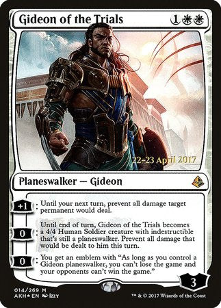 Gideon of the Trials [Amonkhet Promos] | Magic Magpie