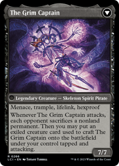Throne of the Grim Captain // The Grim Captain [The Lost Caverns of Ixalan Prerelease Cards] | Magic Magpie