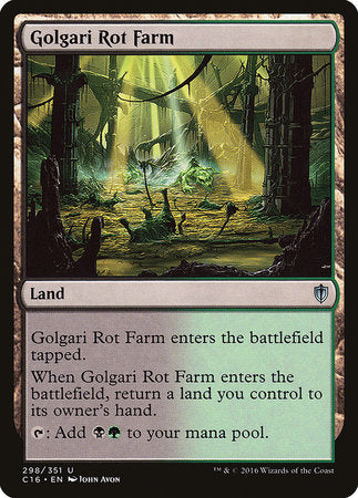 Golgari Rot Farm [Commander 2016] | Magic Magpie