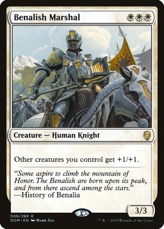 Benalish Marshal [Dominaria] | Magic Magpie