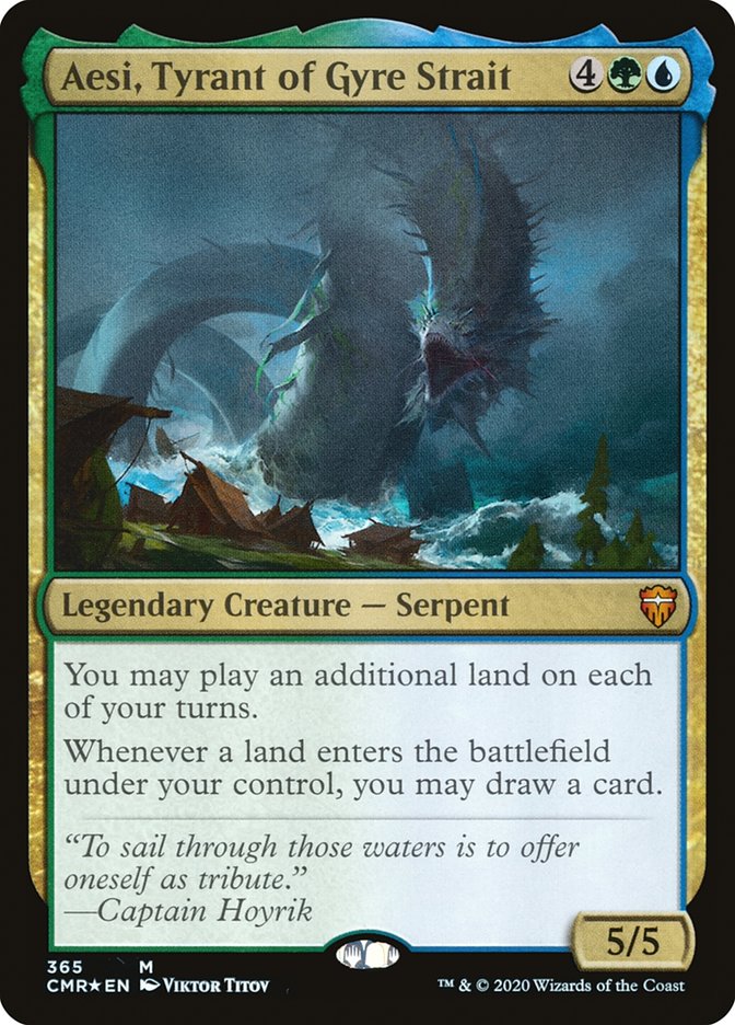 Aesi, Tyrant of Gyre Strait [Commander Legends Commander Deck] | Magic Magpie