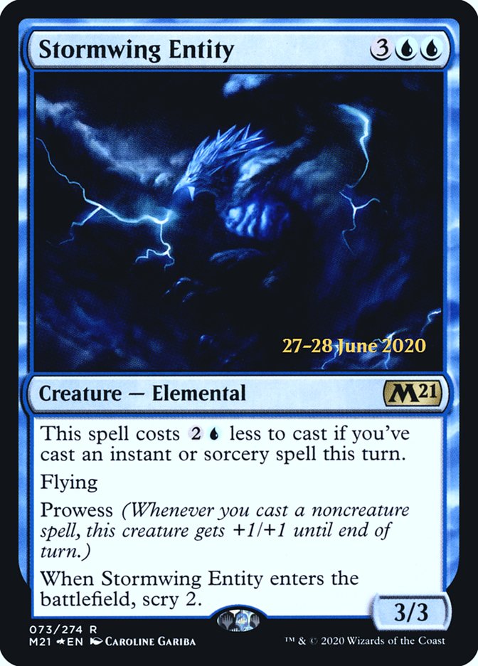 Stormwing Entity  [Core Set 2021 Prerelease Promos] | Magic Magpie