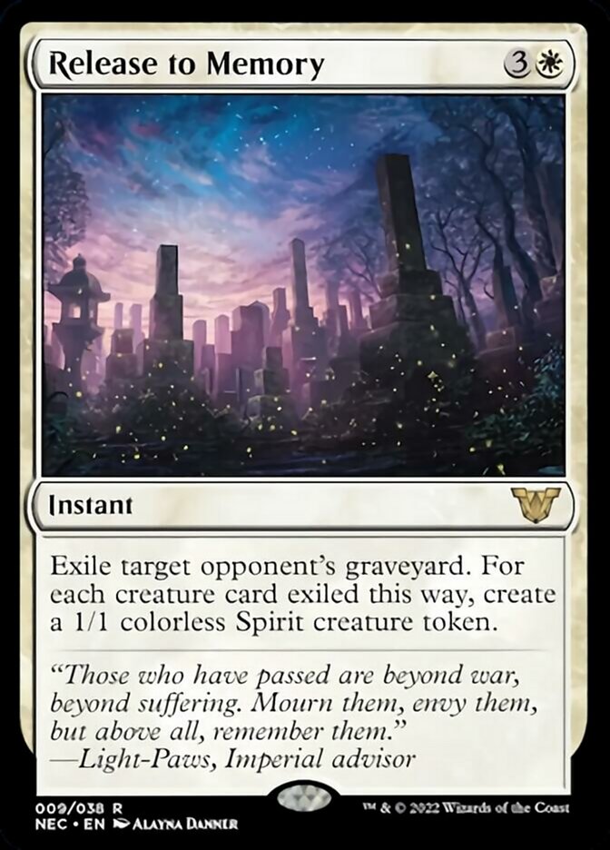 Release to Memory [Kamigawa: Neon Dynasty Commander] | Magic Magpie