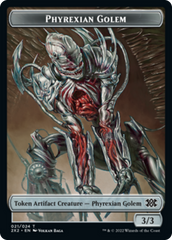 Egg // Phyrexian Golem Double-sided Token [Double Masters 2022 Tokens] | Magic Magpie