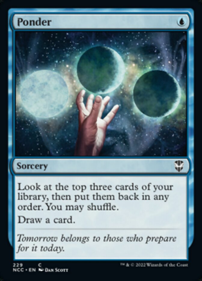 Ponder [Streets of New Capenna Commander] | Magic Magpie