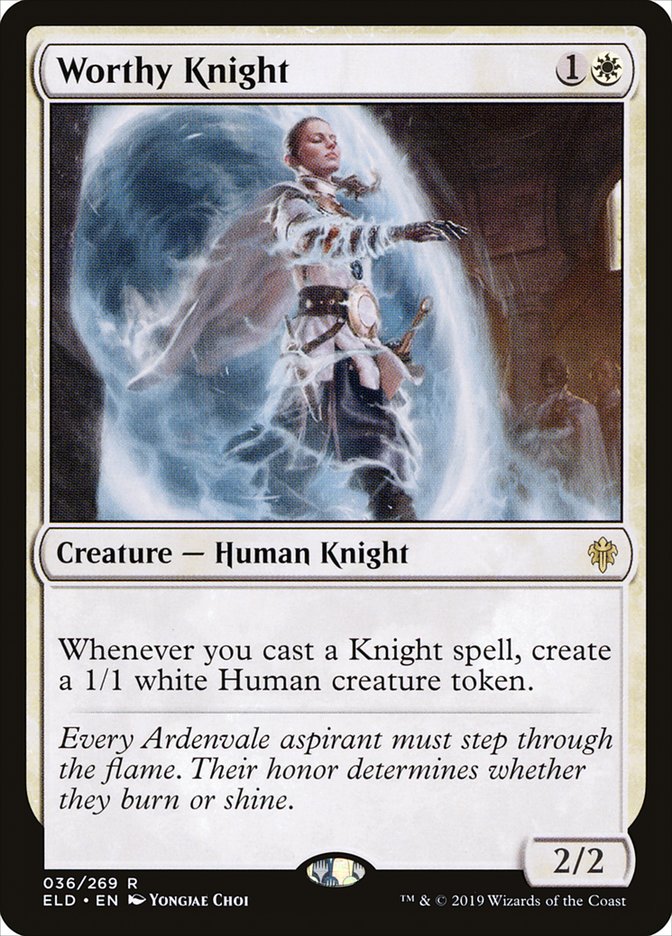 Worthy Knight [Throne of Eldraine] | Magic Magpie