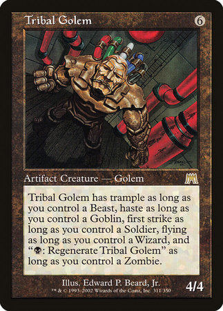 Tribal Golem [Onslaught] | Magic Magpie