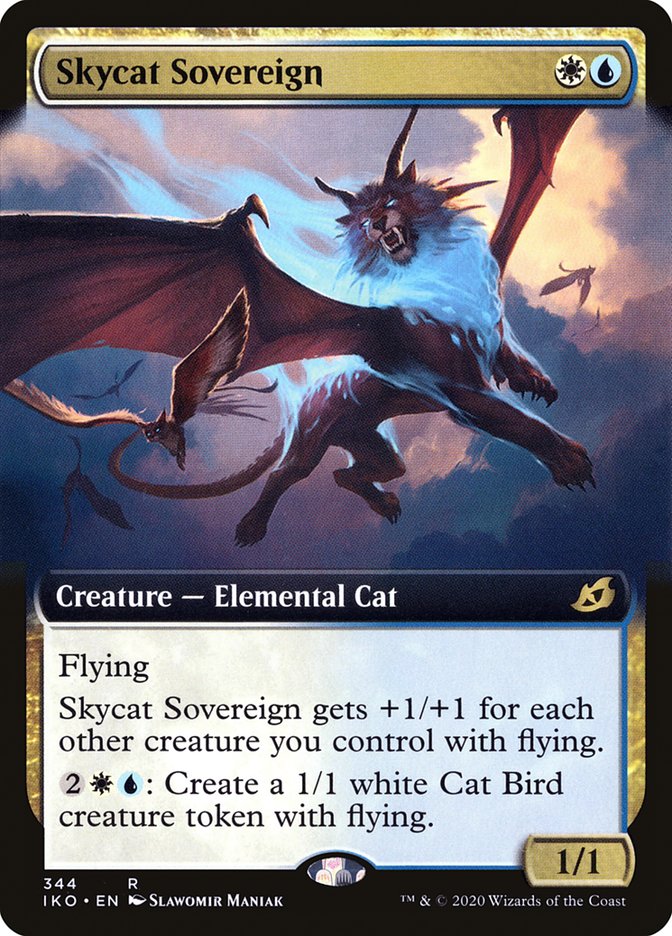 Skycat Sovereign (Extended Art) [Ikoria: Lair of Behemoths] | Magic Magpie