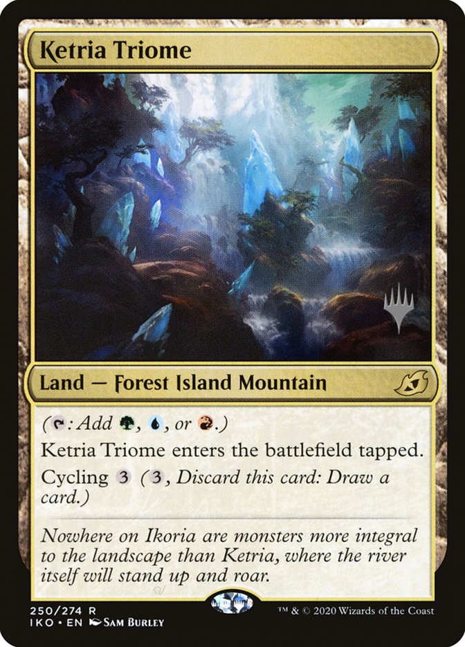 Ketria Triome (Promo Pack) [Ikoria: Lair of Behemoths Promos] | Magic Magpie